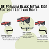 Ola OE Premuim Black Metal Side Footrest Left and Right